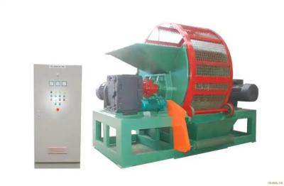 China Automated Scrap Tire Crushing Plant with PLC Control and DC53 type crushing knife for sale