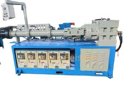 China Special Shaped Rubber Strip Extrusion Line Equipped With Microwave Vulcanization Box And Hot Air Vulcanization Box for sale