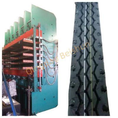 China 5 Layer Electric Heating Jaw Hydraulic Molding Machine For Tire Tread Manufacturing for sale