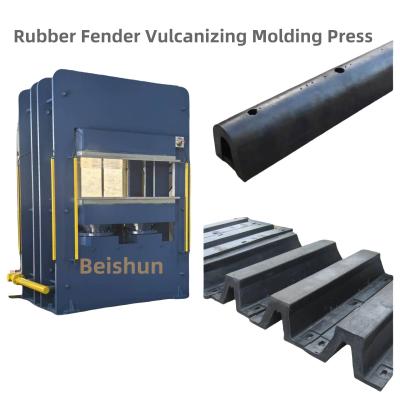 China 800 Ton Pressure Rubber Vulcanizing Machine And Hot Press Molding Machine For Rubber Fender Manufacturing for sale