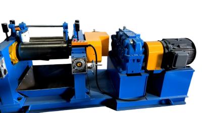 China 10 Inch Rubber Open Mill With Electric Pitch Adjustment For Small Scale Production for sale