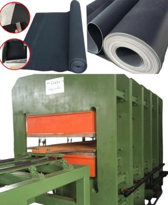 China Rubber Frame Flat Plate Hydraulic Vulcanizing Press For Producing EPDM Rubber Waterproofing Materials for sale