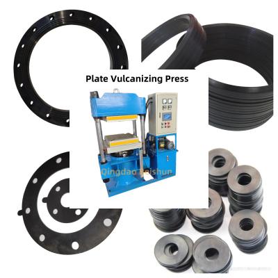 China CE Certified European Standard Rubber Plate Vulcanizing Press, Platform Size 400×400mm, Automatic Control By PLC for sale