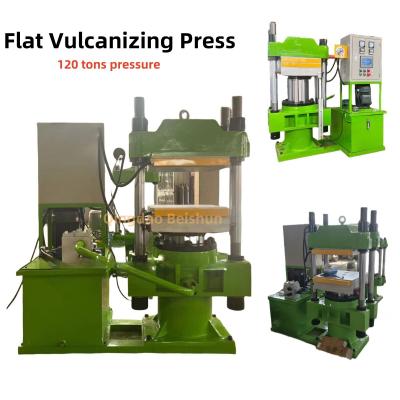 China 120 Ton Clamping Force Electric Heating Flat Vulcanizing Press For The Production Of Conductive Rubber Ceramic Parts for sale