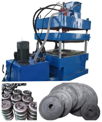 Κίνα 4.0MN Δύναμη δέσμευσης Ρουτίνα Barbell Plate Hot Press Vulcanizing Machine Ρουτίνα Dumbbell Making Machine προς πώληση