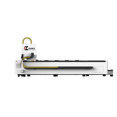 China SERVOMOTOR Laser Cutter Metal Tube 1000W Fiber Laser Cutting Machine For Steel Pipe ZS3015AT-1000W for sale