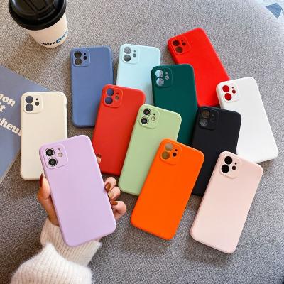 China 2023 New Arrival Shockproof Factory Price Frosted Soft Protective Silicone TPU Mobile Phone Case For iPhone 15 for sale