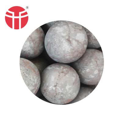 China Dia.125mm good quality cast and forged grinding steel ball for ball mill for sale