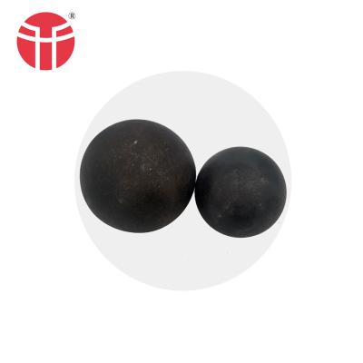 China 80mm 60Mn grinding media   forged steel ball for silver mine for sale