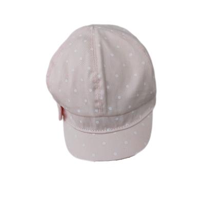 China Sheer Character Color Poplin Skullcap With White Spots Print for sale