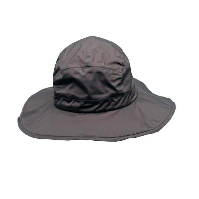 China Waterproof fisherman rain hat with large gutters for sun protection for sale