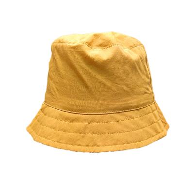 China Solid Color Formal Children's Poplin Cotton Double Face Hat for sale