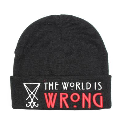 China COMMON Fashion Custom Design Logo Warm Winter Beanie Knitted Hats for sale