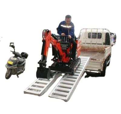 China Car Use Ramps Excavator Loader Forklift Lift Ramp, Portable Aluminum Alloy Ramp for sale