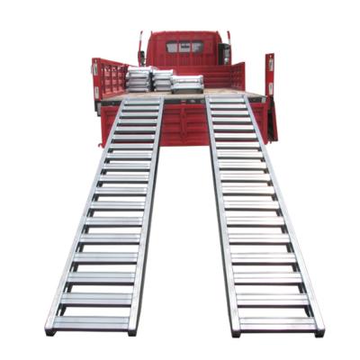 China Car Use Ramps Excavator Aluminum Alloy Ramp Loader Aluminum Springboard Harvester Lifting Ladder for sale