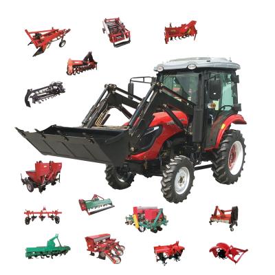 China Ariculture Cheap Price Small Mini Farm Tractor Four Wheel Tractor Trailer For Sale for sale