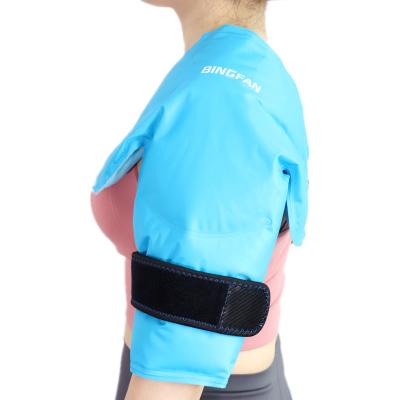 China Amazon Custom Reusable Gel Therapy Gel Nylon Shoulder Relief Arm Shoulder Cold Wrapped Sport Nylon Cold Wrapped For Injuries for sale