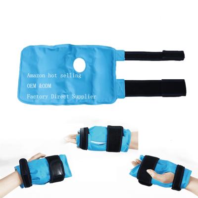 China PVC PVC Sports Injury Rehabilitation Supplies Reusable Hot Cold Cold Ice Pack Wrist Hand Gel Compress Therapy Wrap for sale