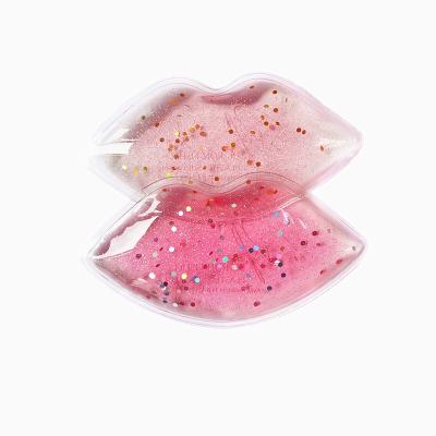 China Eco-Friendly Factory Custom Lip Ice Pack Eco-Friendly, Glitter Lip Ice Pack for sale