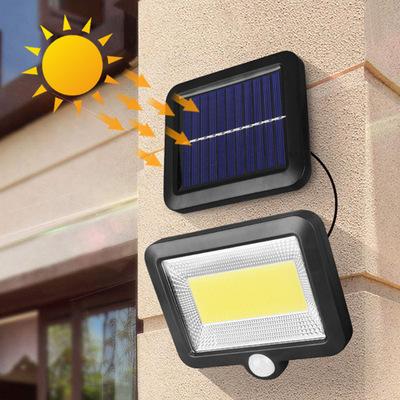 China Solar Garden Light Floodlight 100w Waterproof IP65 LED Outdoor Floor Light Motion Sensor Light for Corridor and Garden for sale