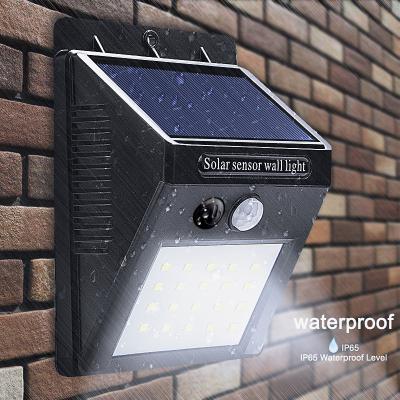 China 2021 New LED Solar Outdoor Waterproof Garden Lamp IP65 Wall Lamp Sensor Spot Light For Garden Street Light Sun Powered Light for sale