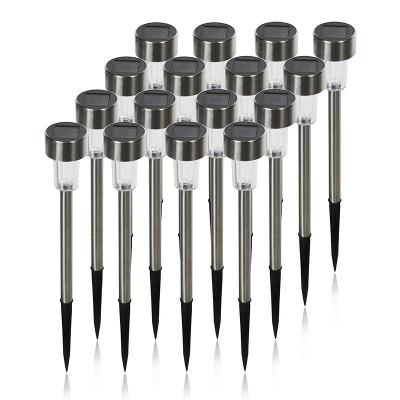 China Small Tube Lamp Modern Solar Outdoor Garden Balcony Waterproof Stainless Steel Lawn Path Lighting Insert Floor Lamp for sale