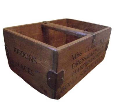 China Hot Selling Recyclable Supermarket Wooden Crates Small Recycled Wooden Crates for sale