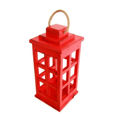 China Rustic Custom Wooden Lantern Selling Well in Amazon for sale