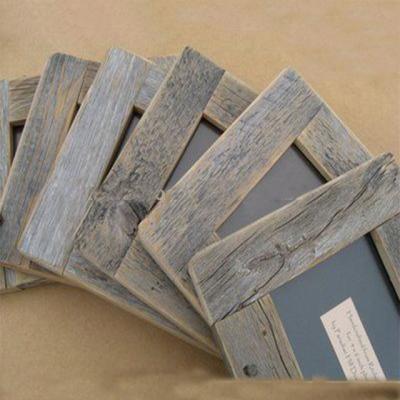 China Rustic Solid Wood Picture Frames, Solid Handmade Barnwood Picture Frame Cardboard Pine Wood (4x6) 7 x 0.8 x 9 inch/costomzied size for sale