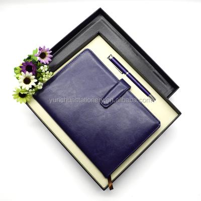 China Custom Notebook Pen Gift Set With Logo High Quality Promotional Diary Notebook for sale