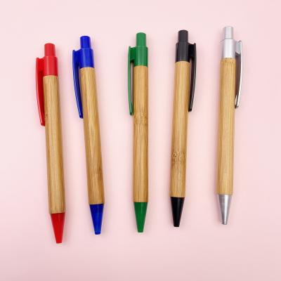 China Promotional Pen Eco-friendly Pen Customized Logo Printing Laser Engraving Bamboo Promo Pen. for sale