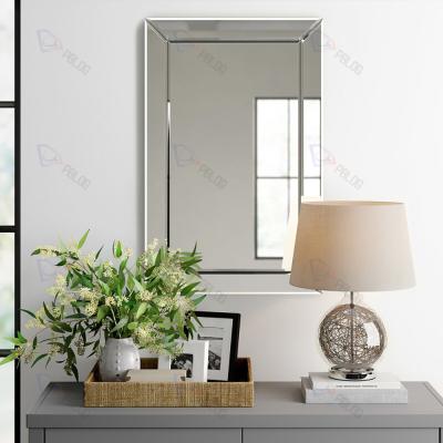 China Large Handcrafted Wholesale Mirrors Decor Wall Silver For Bedroom Decoration Mirror Hanging Decorative Mirrors for sale