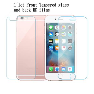 China Wholesale Mobile Phone In 1 Lot Back HD FIM Front Tempered Glass For iPhone for sale