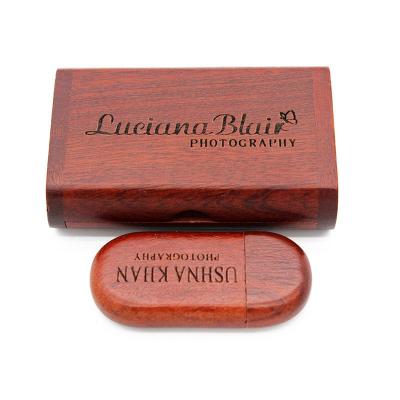 China Rectangle Luxury Engrave Wooden Usb Flash Drive 32GB With OEM Logo for sale