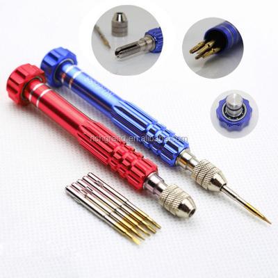 China Aluminum Alloy 5 In 1 Screwdrivers Set Opening Repair Tools For iPhone 4G 5 5G 6 13cm for sale