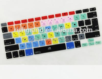 China Pro Mobile Phone Tools Shortcuts Programmable Keyboard Cover For Macbook 13/15Pro Retina Silicone Protector for sale