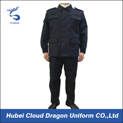 China Durable Ripstop Police SWAT Uniforms , Dark Blue Military Army ACU Uniform for sale