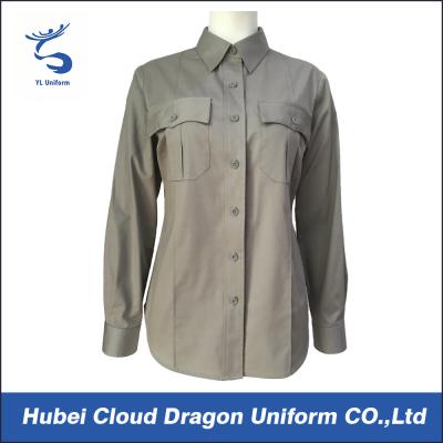 China Full Sleeve Army Police Military Tactical Shirts Security Guard Uniform Shirts for sale