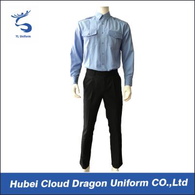 China Blue Interweave SWAT Team Uniform Regular Fit For Police / Security Guard for sale