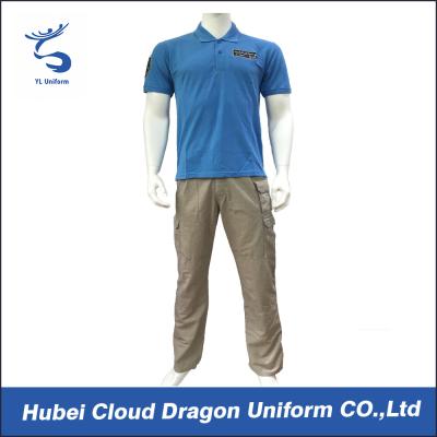 China Cool Corporate Security Uniforms For Summer , 65% Polyester 35% Cotton Materials for sale