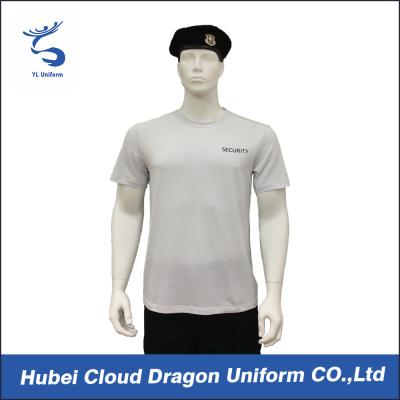 China Las camisetas de encargo del guardia de seguridad/el polo blanco de la seguridad, mano/trabajaron a máquina lavado en venta