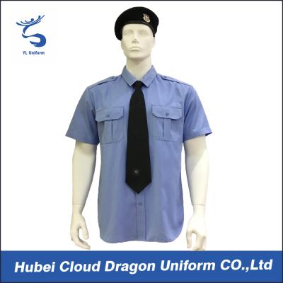 China IAF CNAS Standard Summer Short Sleeve Work Shirts For Men , 2 Button Adjustable Cuff for sale