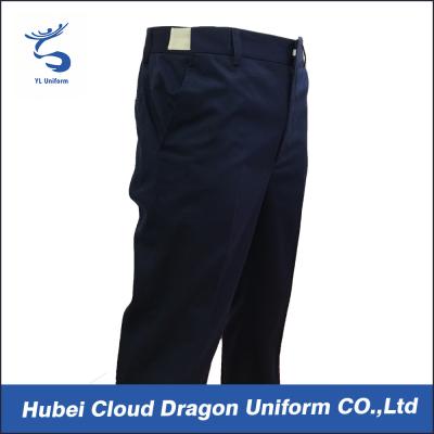 Chine Le pantalon uniforme de travail réglable de ceinture avec le devoir foncé de marine/police halète à vendre