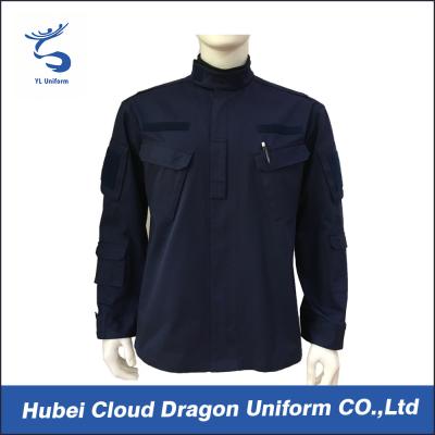 China TC Navy Military Tactical Jackets Long Sleeve With Logo Printing , Size Customized for sale