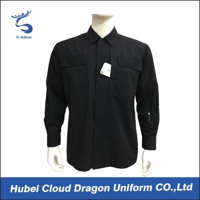 China Black Custom Military Tactical Winter Jacket For Training , Embroidered Logo for sale