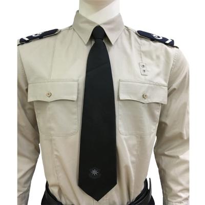 China Long Sleeve Custom Security Shirts For Men , 65% Polyester 35% Cotton Materials for sale