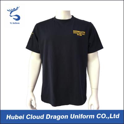 China Logotipo 100% de Polyester Men Police Officer T Shirts Printed Company en venta