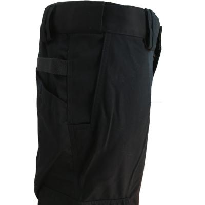 China Pantalones negros impermeables del uniforme de la seguridad del algodón de la tela cruzada, pantalones del desgaste del trabajo de trabajo del ccsme en venta