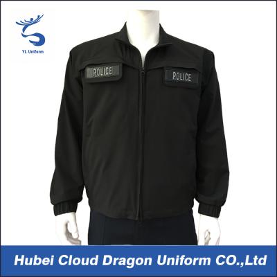 China Camisas tácticas militares negras impermeables para los guardias de seguridad en venta