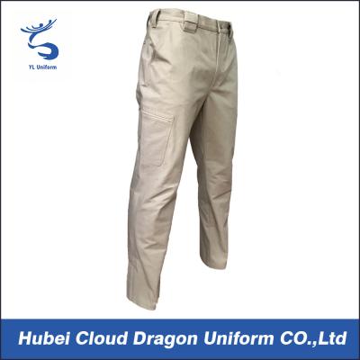 China Relaxed Fit Navy Poly Cotton Security Guard Pants Work Wear Trousers For Duty for sale